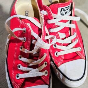 Converse Kids Bright Red Sneakers